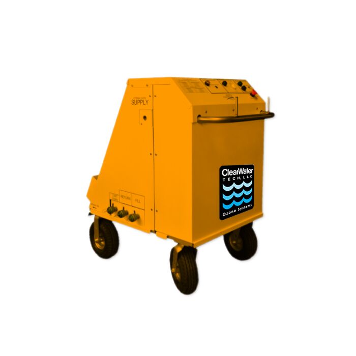 ClearWater Tech AWD206W AviOzonx Aircraft Water Disinfection System, 220V, 50Hz, Orange, Wheels