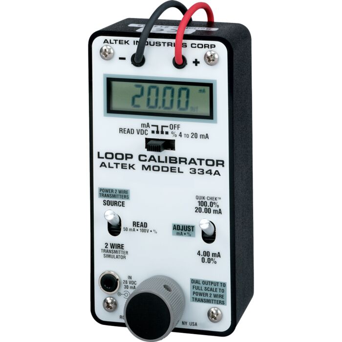 Used Altek 334A Miliamp Loop Calibrator, 4-20 mA