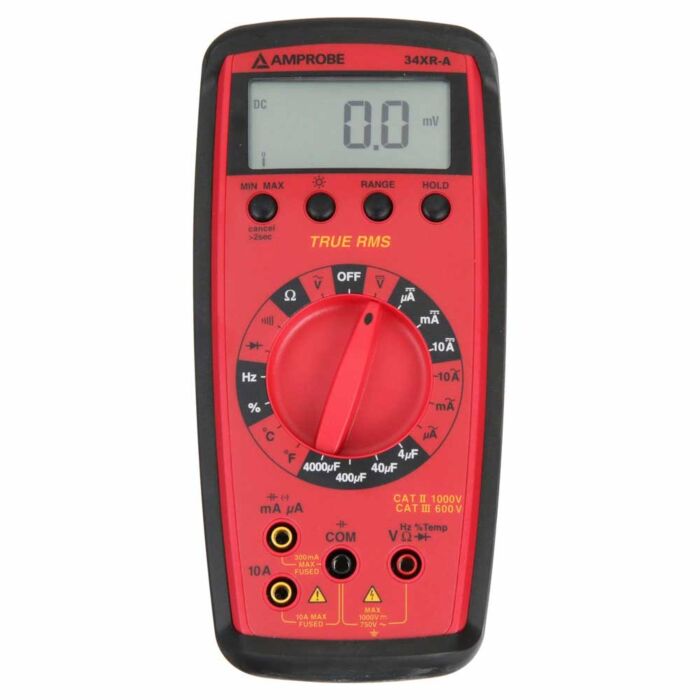 Amprobe 34XR-A True RMS Professional Dmm with Temperature & Backlight