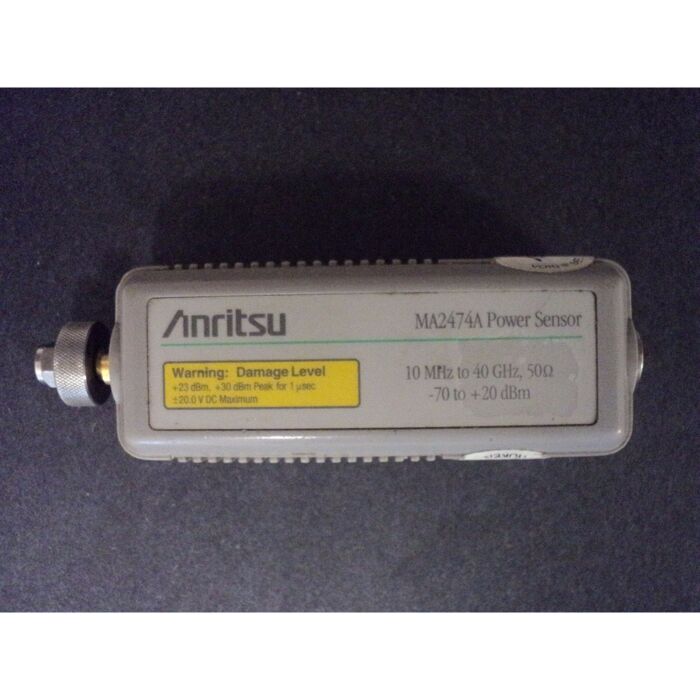 Anritsu MA2474A for Rent, Power Sensor, 10MHz to 40GHz 90dB dynamic range