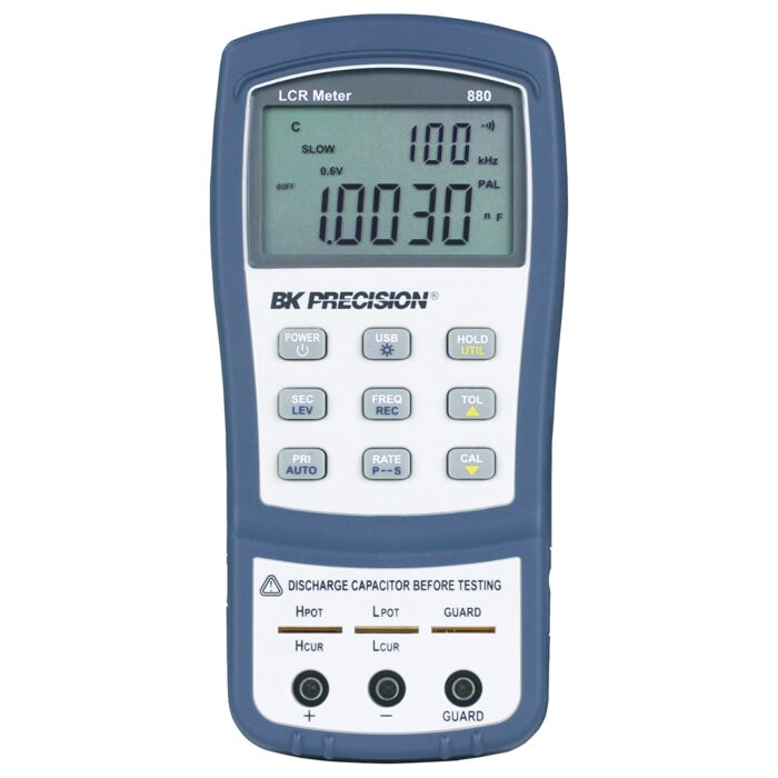B&K Precision 880 Dual Display HH LCR Meter 40K Count, 100kHz