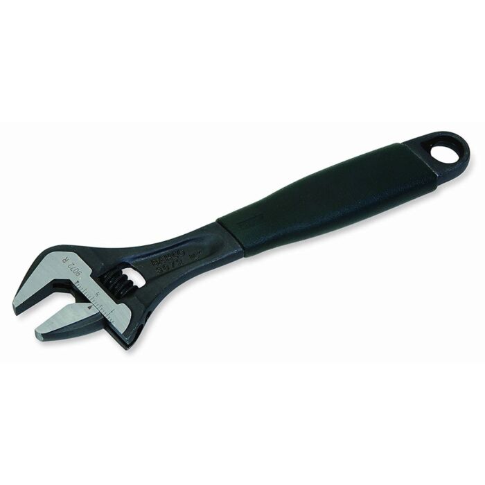BAHCO 9070 R US Black Adjustable Wrench Ergo, 6"