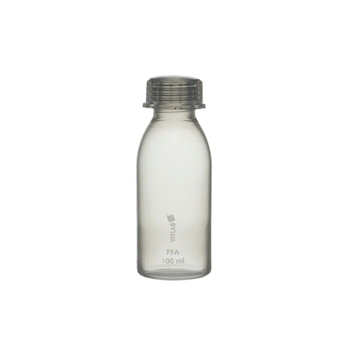 BrandTech Scientific V108297 PFA Reagent Bottle, narrow mouth, PFA cap, 250mL