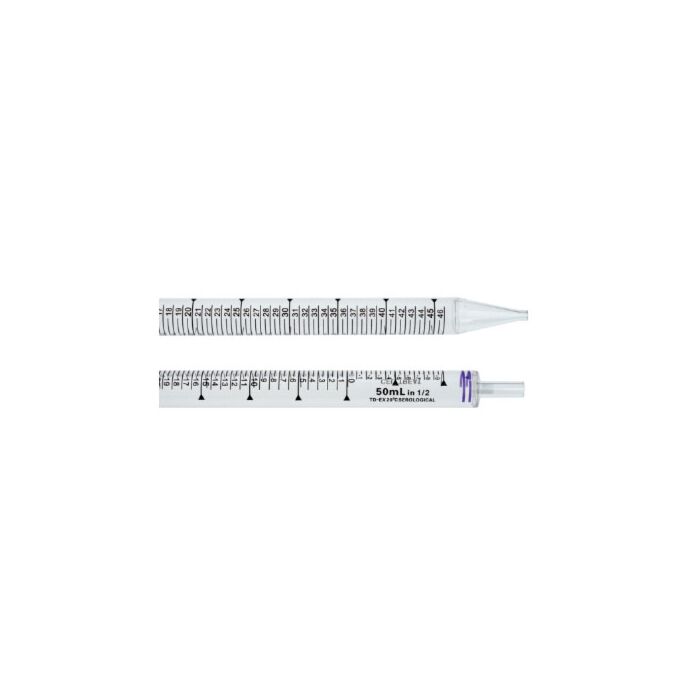 Celltreat 229031B 50mL Pipet, Individually Wrapped, Paper/Plastic, Bag, Sterile
