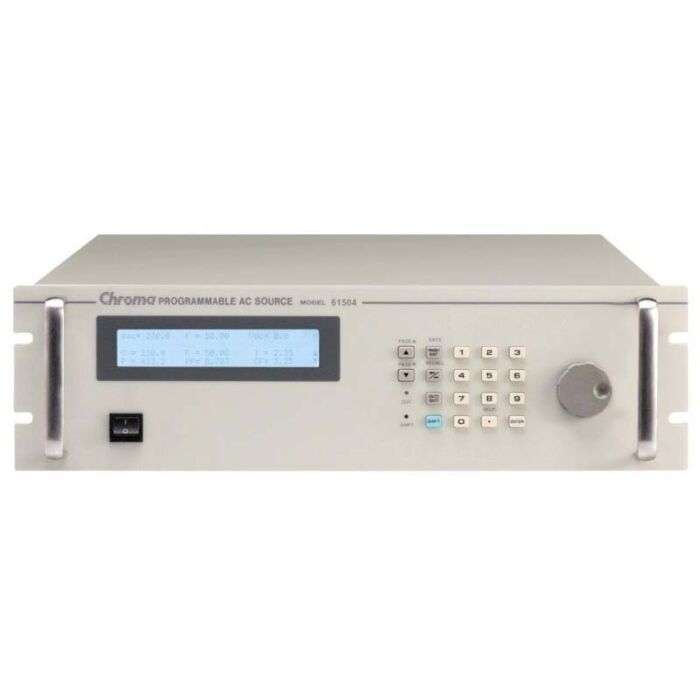Rent the Chroma 61504 Programmable AC Source - 300V/15 - 1KHz/2KVA