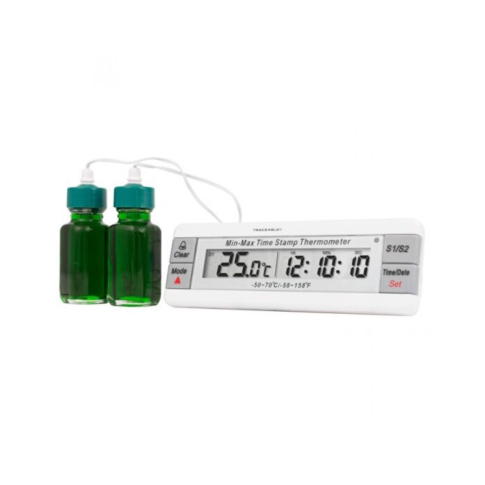 Traceable? Dual Thermometer, 2 bottle probes