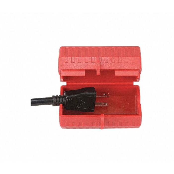Condor 48KV17 Plug Lockout,Plastic,110V1/2"Max.Cord Dia.