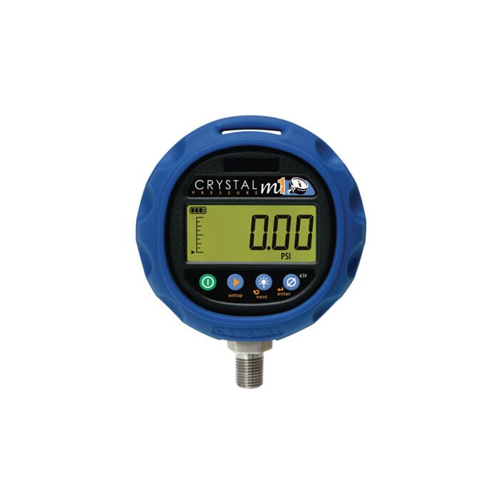 Crystal M1-100PSI Digital Pressure Gauge, 100 PSI