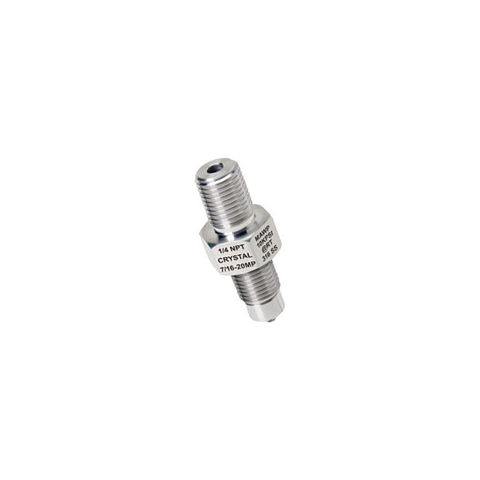 Crystal MPM-1/4MPT 1/4 inch NPT Male Fitting (CPF Male)