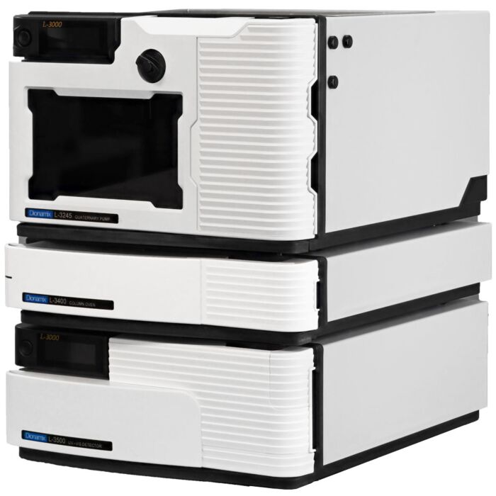 HPLC with Quaternary Pump, Manual Injector, Column Thermostat and UV-VIS Detector