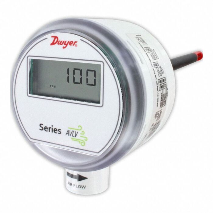 Dwyer Instruments AVLV-1DA1-FC Air velocity transmitter, 10K Ohm Type II Thermistor