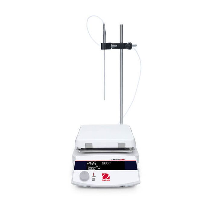 Ohaus Guardian 5000 E-G52HP07C -K1 Hotplate, Plate Size: 7 in, 5C - 500C, Pt1000 Probe