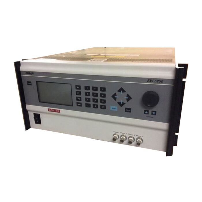 Elgar SW5250 for Rent, 5250VA SmartWave AC Power Source, 5kW, 0-312 Volts RMS