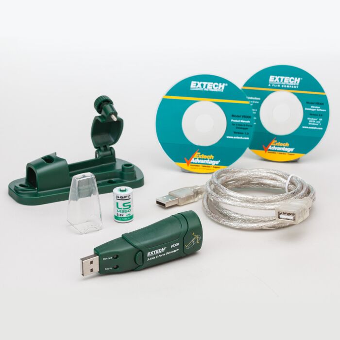 Extech VB300 3-Axis G-Force USB Datalogger