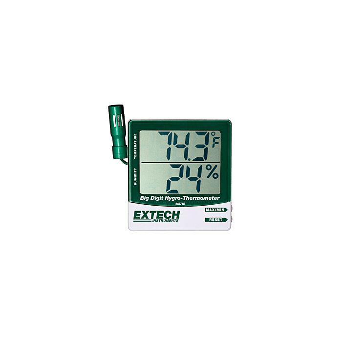 Extech 445715 Big Digit Remote Probe Hygro-Thermometer