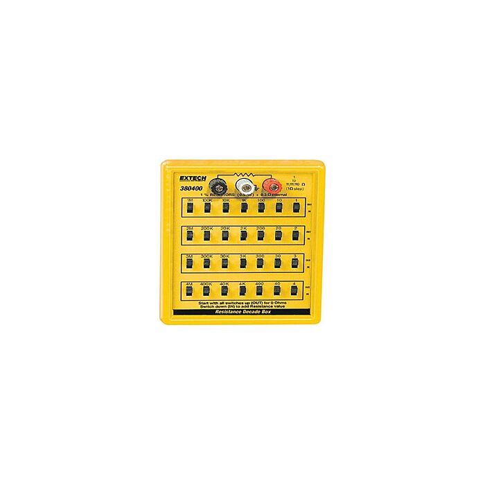 Extech 380405 Capacitance Decade Box, 5 Ranges