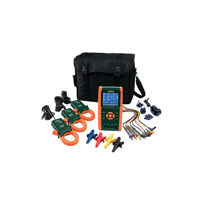 Used Extech 382100 3-Phase Power Analyzer/ Datalogger, 120V