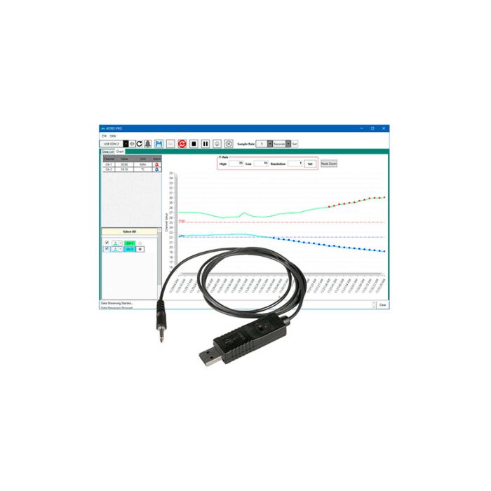 Extech 407001 Data Acquisition Software & Cable