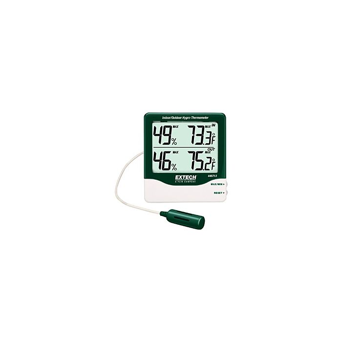Extech 445713 Big Digit Indoor/Outdoor Hygro-Thermometer