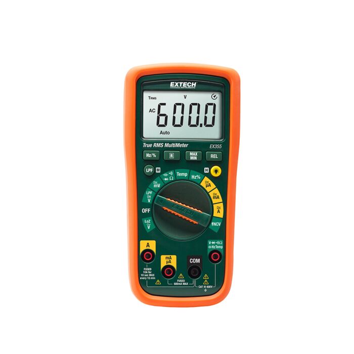 Extech EX355 True RMS Professional MultiMeters with NCV & Temperature