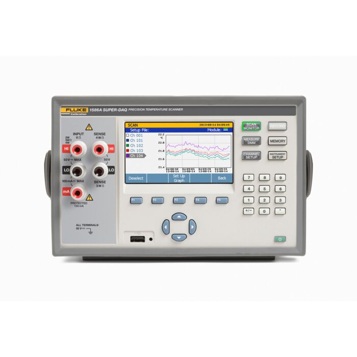 Fluke Calibration 1586A Super-DAQ 1 Hi-Capacity Module (120V) Accredited Calibration