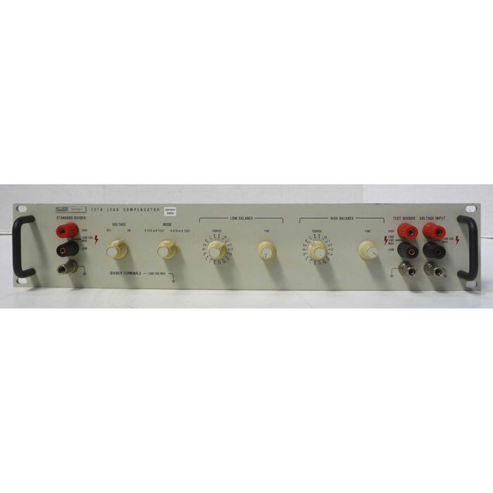 Fluke 721A for Rent, Lead Compensator