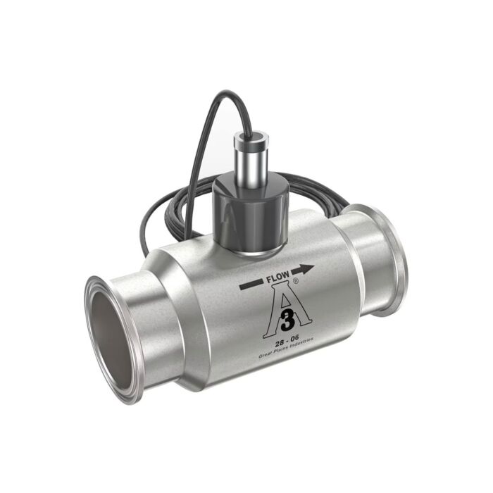 FLOMEC GSCPS-100-2 1" Stainless Steel 3A Sanitary Tri-Clamp G3A Blind Transmitter, 2-Wire Magnetic Pickup