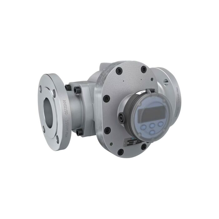 FLOMEC OM080A001-842R5G 3" Oval Gear Aluminum #150 ANSI Flange Flow Meter, RT14 Transmitter with Built-In Digital Display