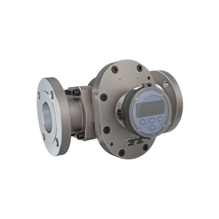 FLOMEC OM080S001-842R5G 3" Oval Gear Stainless Steel #150 ANSI Flange Flow Meter, RT14 Transmitter with Built-In Digital Display