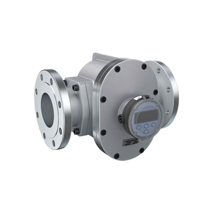 FLOMEC OM100A001-842R5G 4" Oval Gear Aluminum #150 ANSI Flange Flow Meter, RT14 Transmitter with Built-In Digital Display