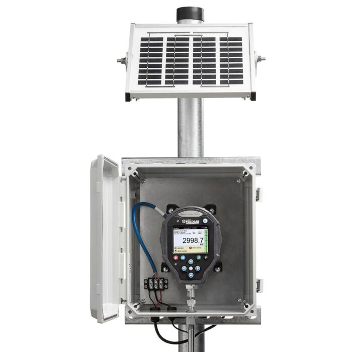 Ralston Instruments FLP1-GR-QF-EH-SP FieldLab Outdoor Enclosure Kit, solar power, pole mount, 3kPSI, 1/4" 