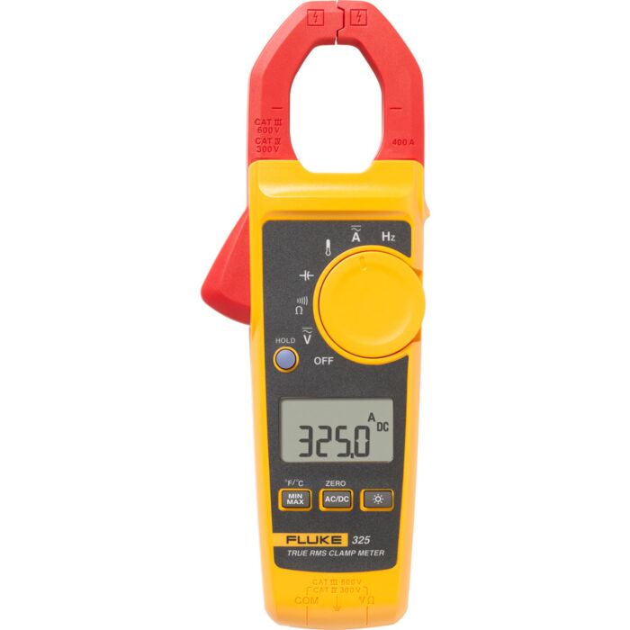 Fluke 325 400A AC/DC True RMS Clamp Meter with Temperature