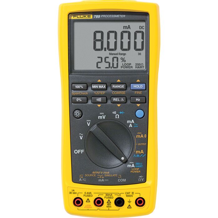 Fluke 789 for Rent, ProcessMeter, Digital Multimeter and Loop Calibrator