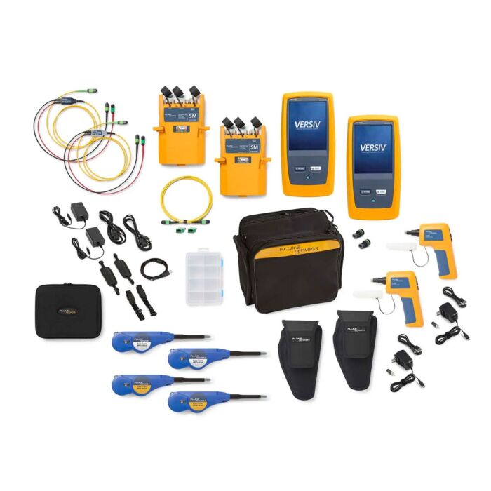 Fluke Networks CFM-100SI Single-Mode OLTS Kit with Wi-Fi and Inspection Cameras