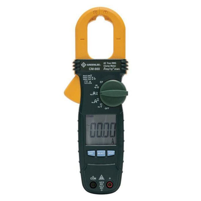 Greenlee CM-660 AC True RMS Clamp Meter,600A