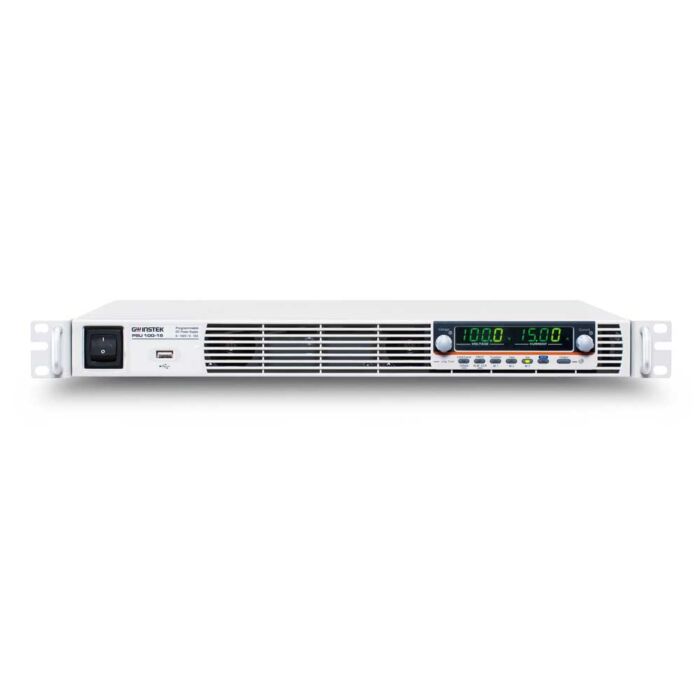 GW Instek PSU 100-15 Programmable Bench Power Supply, 100VDC/15A/1500W, 1U High