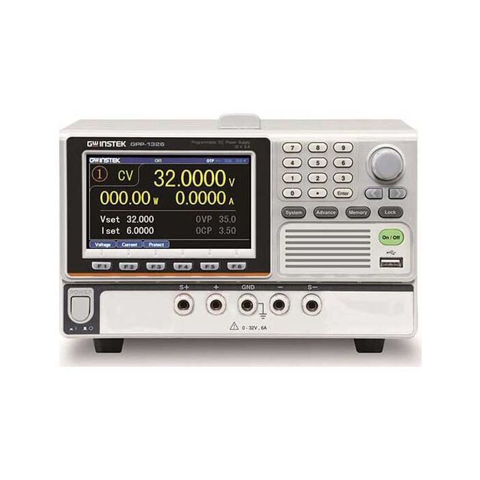 GW Instek GPP-1326 (LAN) 192W Single Channel DC Power Supply with LAN