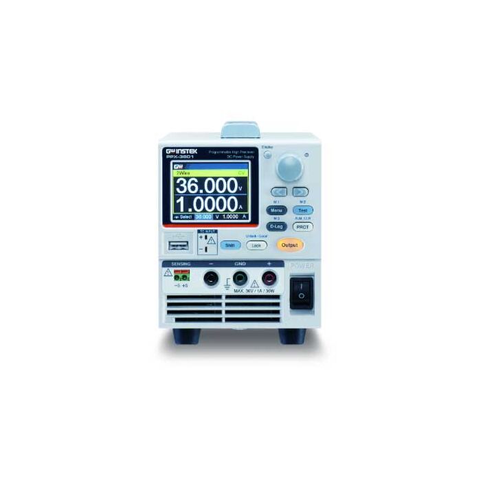 GW Instek PPX-3601 36W Programmable High Precision DC Power Supply: 36V/1A