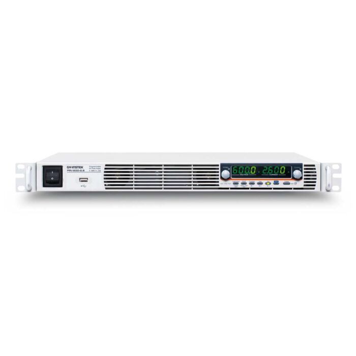 
GW Instek PSU 600-2.6 Programmable Bench Power Supply, 600VDC/2.6A/1U High/1560W
