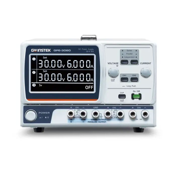 GW Instek GPE-3060 385W (30/6A,385W) Triple Channel DC Power Supply