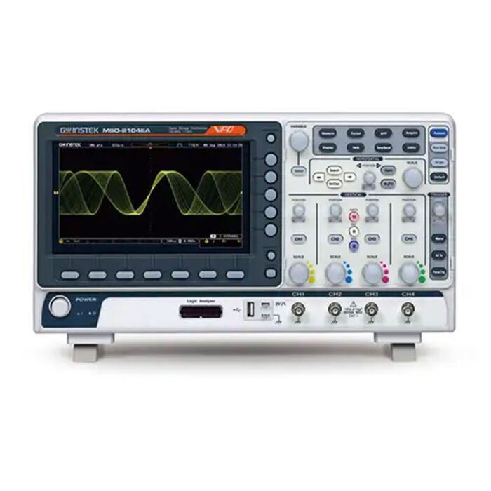 GW Instek MSO-2102EA 100MHz, 2-ch, Digital Storage Oscilloscope, 25MHz Arbitrary Function Generator