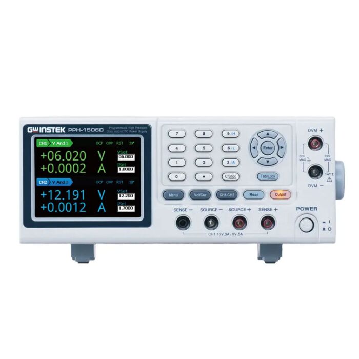 GW Instek PPH-1506D High Precision Dual Channel Output DC Power Supply (45W/36W Per Each)
