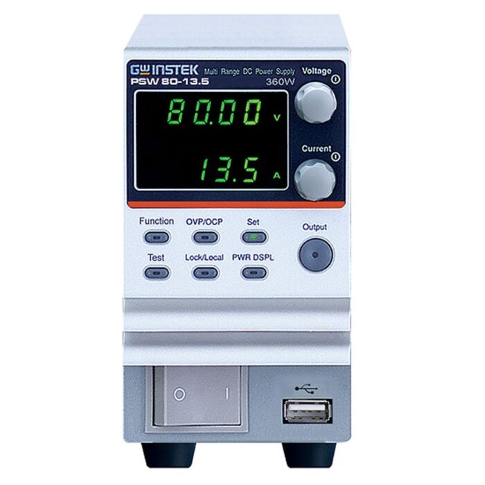 GW Instek PSW 80-13.5 Multi-Range DC Power Supply 360W/0-80V/0-13.5A