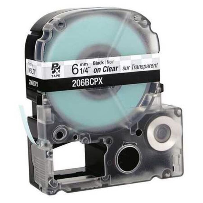 K-Sun 206BCPX 1/4_ x 30_ LabelWorks PX Industrial Tape (Industrial) Polyester