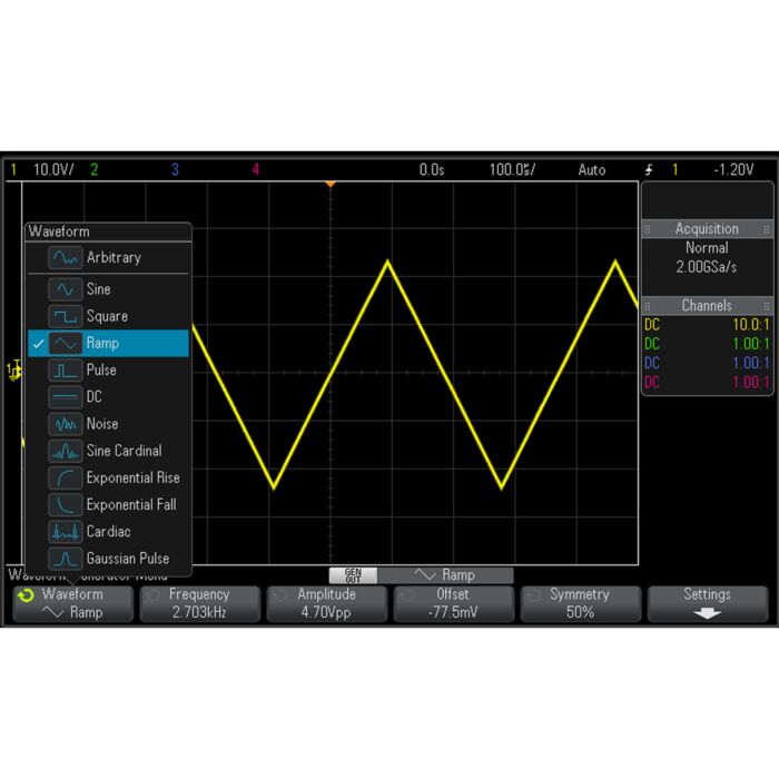 Keysight DSOX3WAVEGEN WaveGen Built-in Function & Arbitrary Generator Upgrade for the 3000X Series