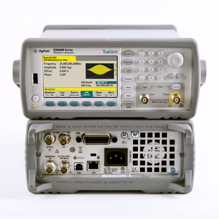 Keysight 33522B Waveform Generator, 30MHz, 2 Channel with Arb