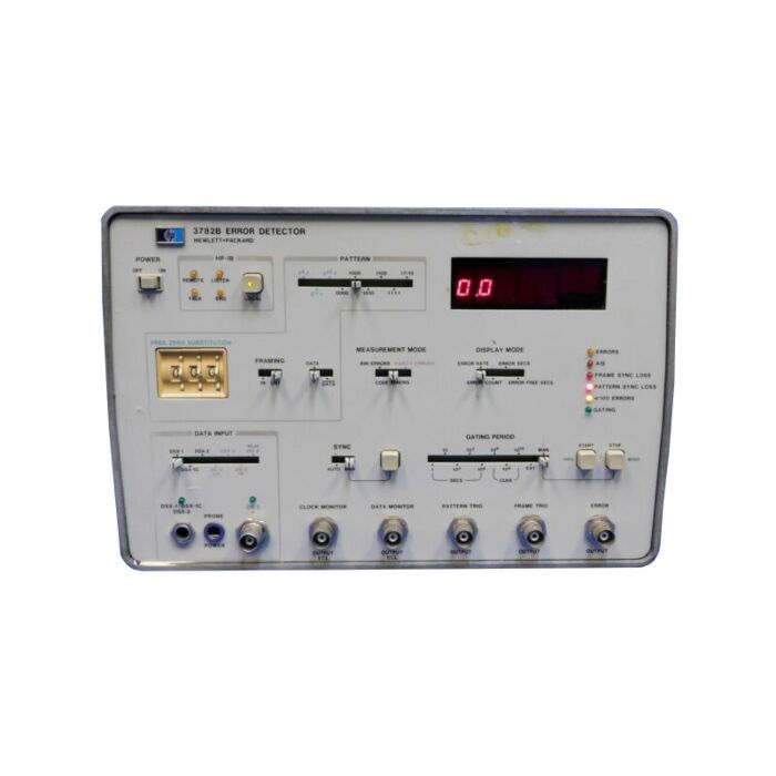 Keysight 3782B for Rent, Error Detector with HP 3781B Pattern Generator