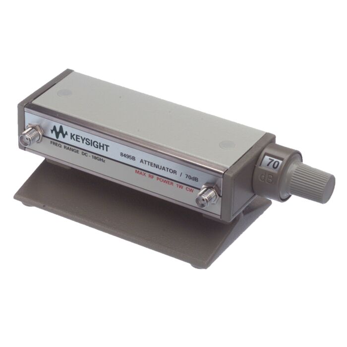 Keysight 8495B Manual Attenuator, 18GHz, 70dB, 10dB Steps