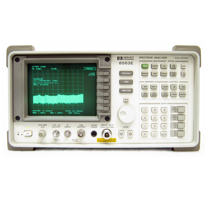 Keysight 8563E for Rent, Spectrum Analyzer, 9 kHz to 26.5 GHz