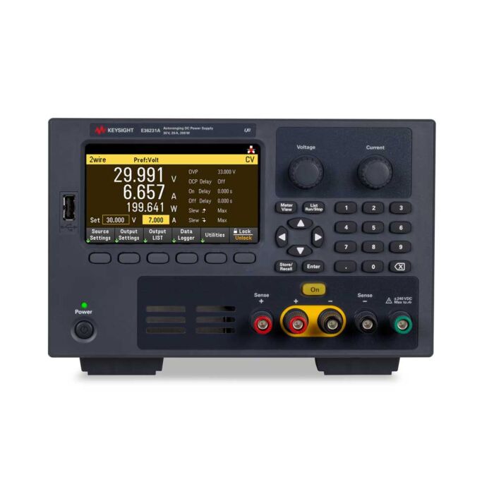 Keysight E36231A DC Power Supply, Single-output, 30 V, 20 A, 200 W: LAN, USB